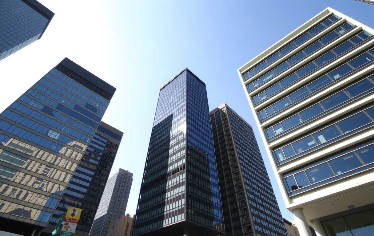 Modern business landscape in Istanbul